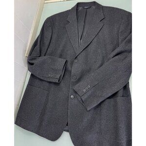 Brooks Brothers 346 Sport Coat Jacket Blazer 50R Three Button Gray 100% Wool